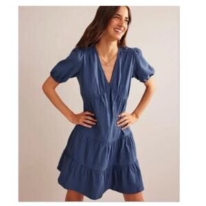 Boden Jersey Seersucker Dress